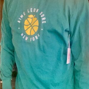 Aimé Leon Dore x New Balance (M)(NWT) Long-Sleeve Tee "SONNY NY"basketball theme